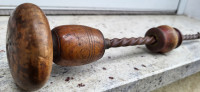 Starinski ročni vrtalnik na vijačnico, 150 let, vintage, REDKOST v Lj.