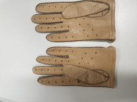 Vozniške rokavice usnjene nove - ženske