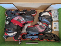 rolerji FILA, št. 32-36 + ščitniki