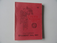 F.S.FINŽGAR, ŠTUDENT NAJ BO, 1937