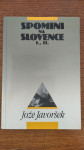 Jože Javoršek: Spomini na Slovence I.,II.