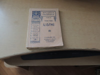 LISTKI K. MEŠKO ZALOŽILA ZVEZNA TISKARNA IN KNJIGARNA 1924