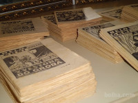 Črno-beli zvezki, pet kompletov , razvidno na slikah