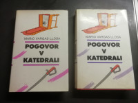 POGOVOR V KATEDRALI 1 IN 2 DEL  MARIO LLOSA LETO 1987 CENA 9,5 EUR OBE