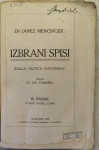 Povesti, satire, članki (Izbrani spisi, zv. 3) / Janez Mencinger, 1922