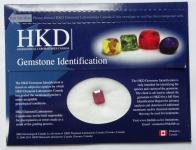 LaZooRo: Rubin 3.18ct - Certifikat