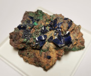 minerali, kristali - Azurit, malahit