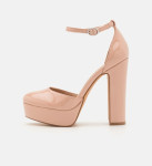 Čevlji z visoko peto - light pink