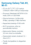 Prodam nov tabl računalnik Samsung Galaxy A9
