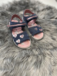Superfit dekliški poletni usnjeni modri sandali_št. 34 (kot novi)