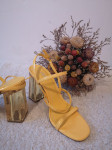 Zara Sandali Clear heal shoes