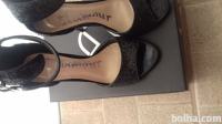 Ženski elegantni sandali št 37, črni