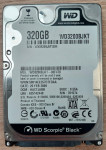 Trdi disk WD Scorpio Black 2,5" 320 GB