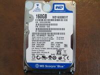 2.5" disk Western Digital Scorpio Blue WD1600BEVT, 160GB, 5400RPM, 8MB
