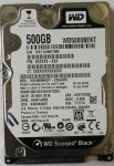 Western Digital Scorpio Black WD5000BEKT 500GB 7200 RPM 16MB 2,5"