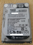 Western Digital Scorpio Black WD7500BPKX 750GB 7200 RPM 16MB 2,5"