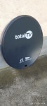 Satelitski krožnik, antena (za Total tv),NOVO,vse v kompletu