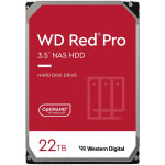 Western Digital RED PRO 22 TB | WD 6Gb/s 512MB | Primerno za NAS za 24