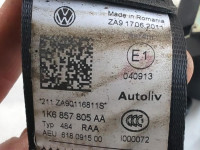 1K6857805AA CINTURA DI SICUREZZA POSTERIORE SINISTRA VOLKSWAGEN GOLF 6