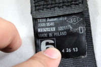 VARNOSTNI PAS OEM N. 8200532114 ORIGINAL REZERVNI DEL RENAULT TWINGO C