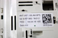 8V7947135AA6PS PLAFONIERA LUCE INTERNA ABITACOLO AUDI A3 2.0 D 4X4 110