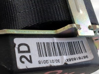 96781656XY CINTURA DI SICUREZZA POSTERIORE DESTRA PEUGEOT 2008 1.6 D 7