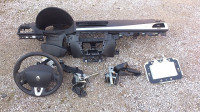 renault megane 3 2010 armatura airbagi komplet set zategoval