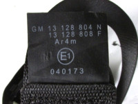VARNOSTNI PAS OEM N. 13128804 ORIGINAL REZERVNI DEL OPEL CORSA C X01 R