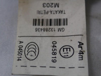 VARNOSTNI PAS OEM N. 13288436 ORIGINAL REZERVNI DEL OPEL INSIGNIA A G0