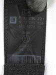VARNOSTNI PAS OEM N. 13296221 ORIGINAL REZERVNI DEL OPEL ZAFIRA B A05