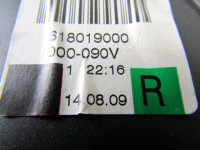 VARNOSTNI PAS OEM N. 1K6857806AA ORIGINAL REZERVNI DEL VOLKSWAGEN GOLF