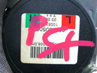 VARNOSTNI PAS OEM N. 609160500B ORIGINAL REZERVNI DEL OPEL CORSA D S07