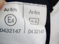 VARNOSTNI PAS OEM N. 64662AG002JC ORIGINAL REZERVNI DEL SUBARU LEGACY