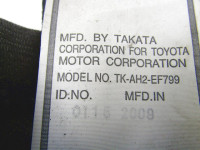 VARNOSTNI PAS OEM N. 7337074040C1 ORIGINAL REZERVNI DEL TOYOTA IQ J1 (
