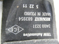 VARNOSTNI PAS OEM N. 8200683954 ORIGINAL REZERVNI DEL RENAULT CLIO BR0