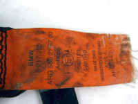 VARNOSTNI PAS OEM N. 8217390 ORIGINAL REZERVNI DEL BMW SERIE 7 E38 (19