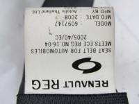 VARNOSTNI PAS OEM N. 88844JZ10A ORIGINAL REZERVNI DEL RENAULT KOLEOS H