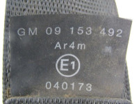 VARNOSTNI PAS OEM N. 9153492 ORIGINAL REZERVNI DEL OPEL ASTRA G T98 5P