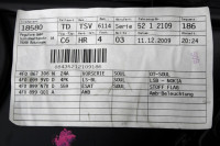 VRATNI PANEL OEM N. PNPDTADA6C6RSW5P ORIGINAL REZERVNI DEL AUDI A6 C6