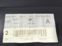 VRATNI PANEL OEM N. PNPDTFDFUSIONJUBR5P ORIGINAL REZERVNI DEL FORD FUS