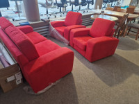 SEDEŽNA GARNITURA TROSED+2 FOTELJA ELVIS MICROFIBRA ODPRODAJA EXPONATA