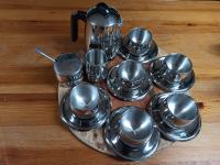 AMC Art Design coffee/tea set, stainless steel 18:10, set for 6