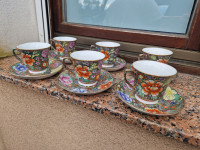 Kitajski čajni servis 6 skodelic