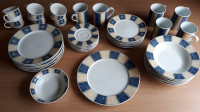Moderen 38-delni servis iz porcelana