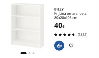 Billy iz Ikea - knjižna omara