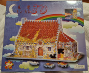 3D sestavljanka hiša koča novo