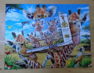 3d sestavljanka norčavih žiraf