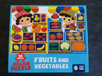 Sestavljanka in pobarvanka "Sadje in zelenjava"