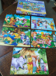 Sestavljenka-puzzle Disney Winnie the Pooh, (5 x 20 kom), za 3+