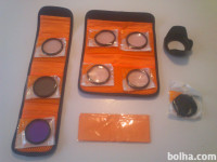 Set filtrov MAKRO +1 +2 +4 +10 CPL FLD UV sončna zaslonka